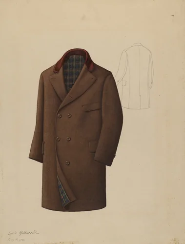 Man's Coat by Louis Maldarelli, index of american design, 1937