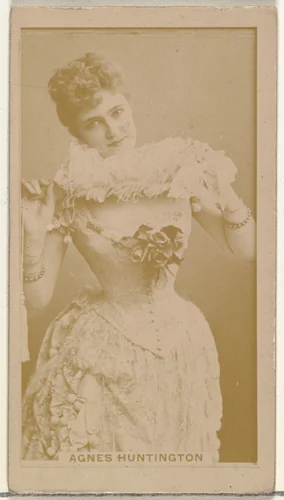Agnes Huntington, from the Actors and Actresses series (N145-8) issued by Duke Sons & Co. to promote Duke Cigarettes by W. Duke, Sons & Co., photograph, 1890-1895