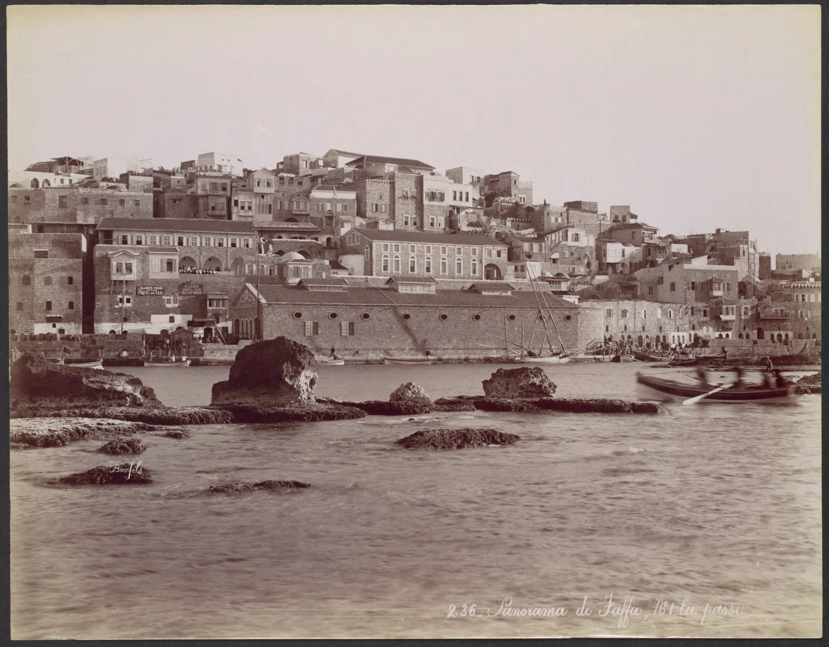 Panorama de Jaffa by Félix Bonfils, photograph, 1878-1882