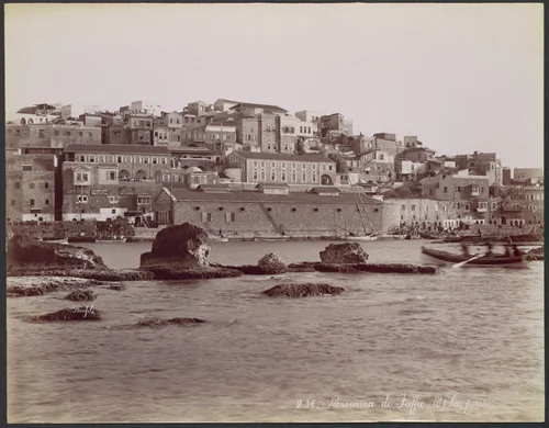 Panorama de Jaffa by Félix Bonfils, photograph, 1878-1882