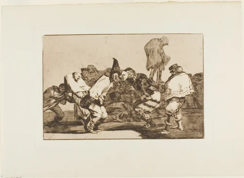 Rejoice, Carnival, for Tomorrow Thou wilt Be Ashes, plate 14 from Los Proverbios by Francisco José de Goya, print, 1815-1824
