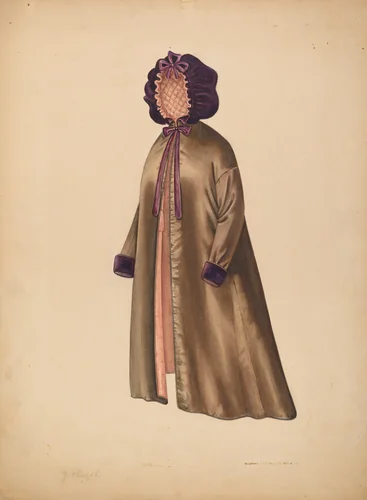 Lady's Pelisse by Jean Peszel, index of american design, 1935-1942