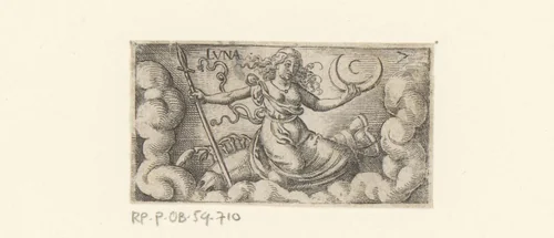 Luna by Unknown, print, 1524-1562