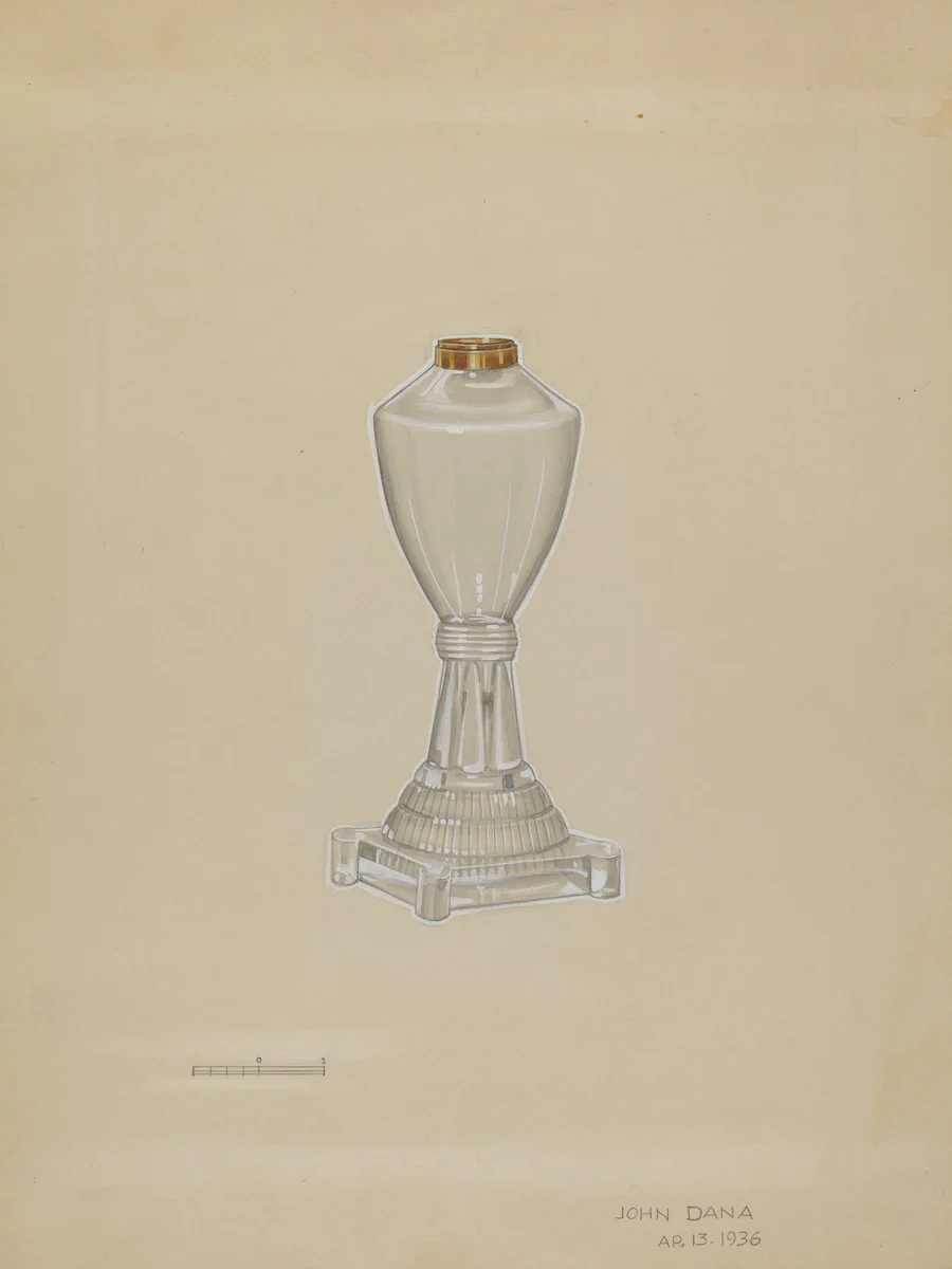 Lamp by John Dana, index of american design, 1936
