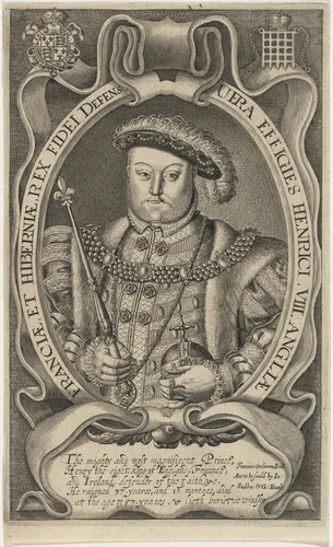 Henrici VIII Angliae, Franciae et Hiberniam Rex (King Henry VIII) by Francis Delaram, print, 1590-1627