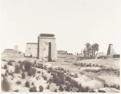 Karnak (Thèbes), Vue Générale des Ruines Prise du Point B by Félix Teynard, photograph, 1851-1852