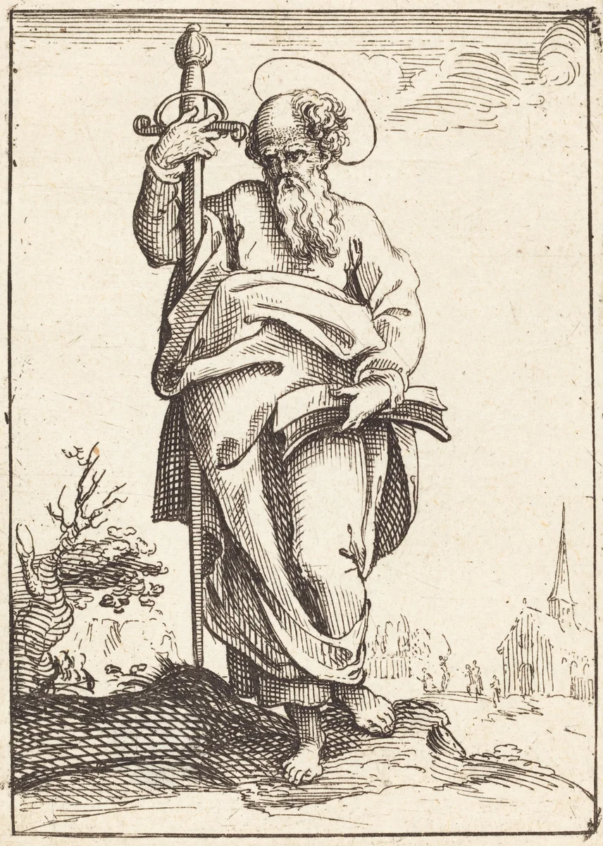 Saint Paul by Jacques Callot, print, 1600-1699