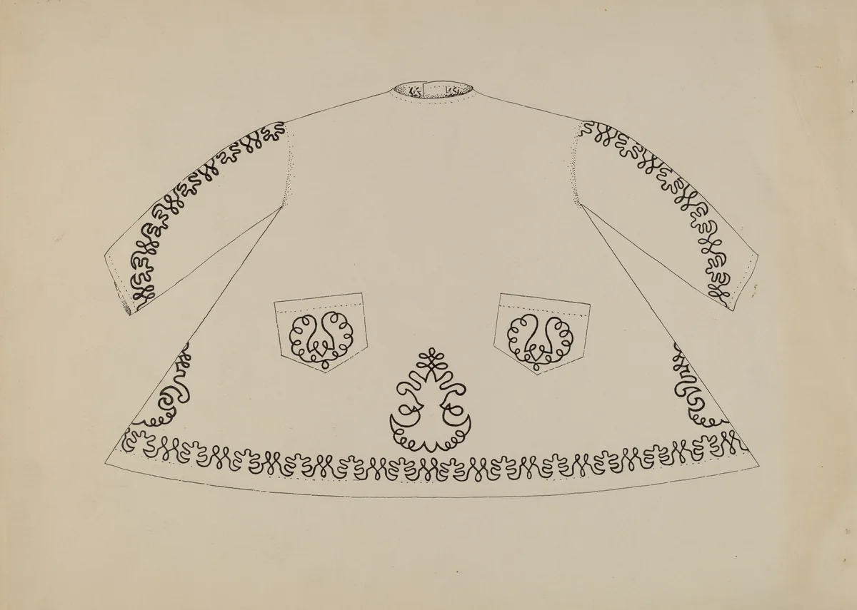 Child's Apron Dress by Evelyn Bailey, index of american design, 1936