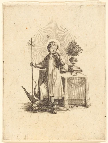 The Young Jesus by Jacques Callot, print, 1592-1635