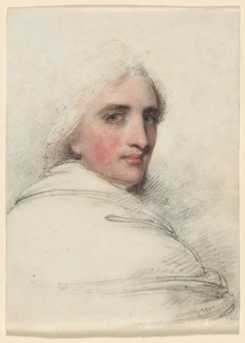 Head of a Man by George Chinnery, drawing, 1805-1815