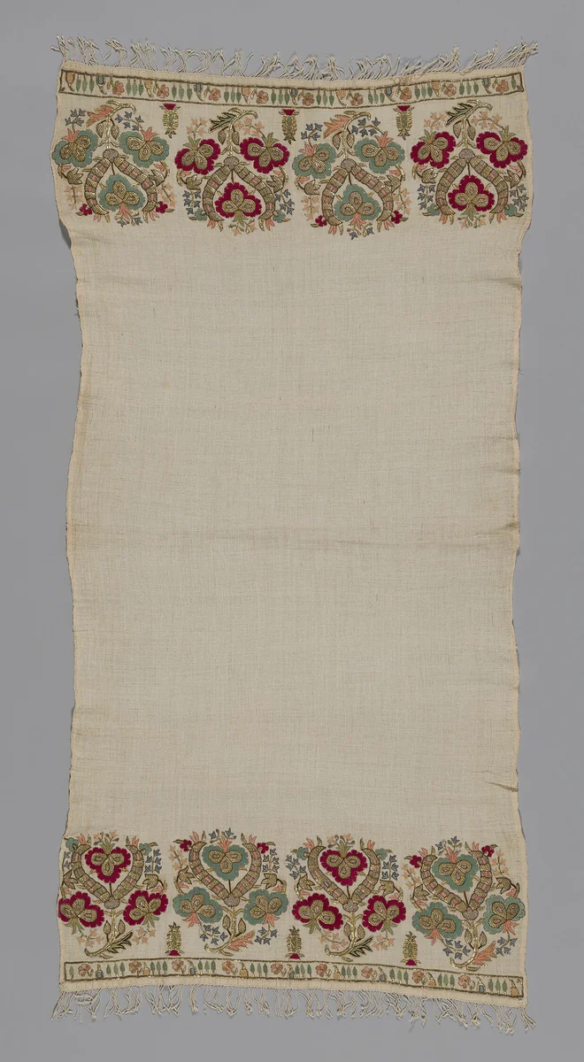 Towel by Greece, Northern Sporades Islands, Lesbos, Mytilene, textile, 1701-1800
