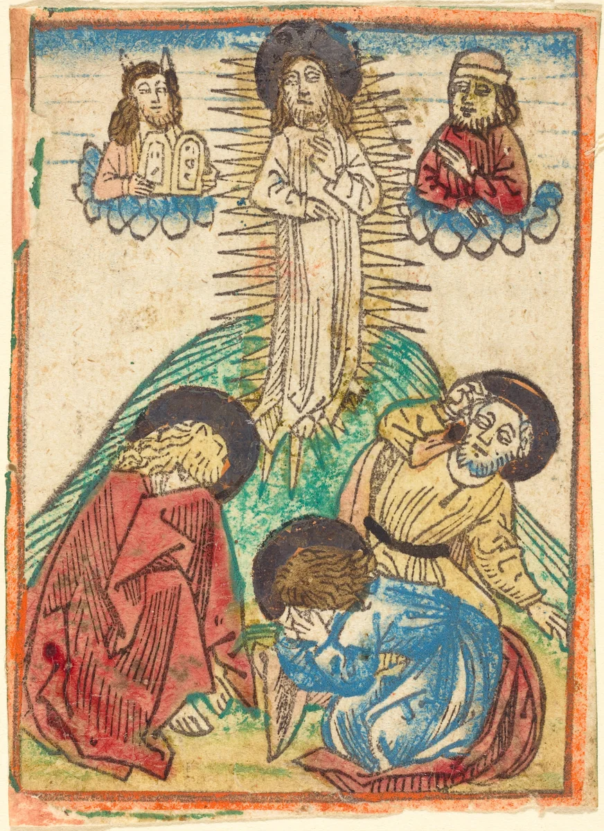 The Transfiguration by German 15th Century, print, 1475