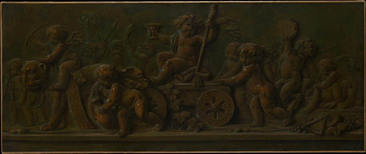 The Triumph of Bacchus by Piat Joseph Sauvage, painting, 1780-1783