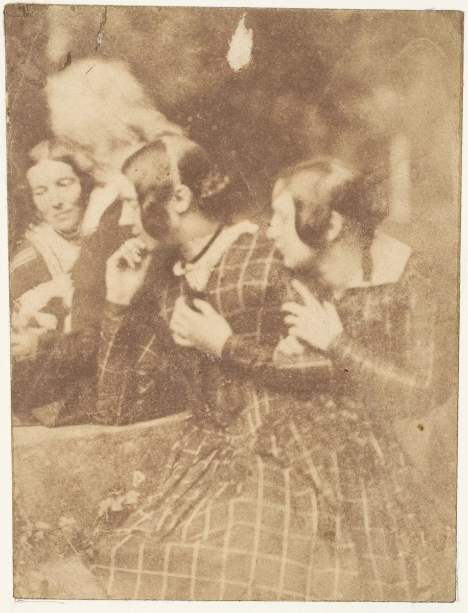 John Henning with Group of Ladies by Hill and Adamson, photograph, 1843-1847