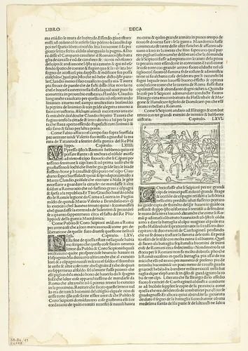 The Victory of the Scipios at Illiturgo from Historiae romanae decades (Roman History), Plate 49 from Woodcuts from Books of the 15th Century by Monogrammist F, print, 1493