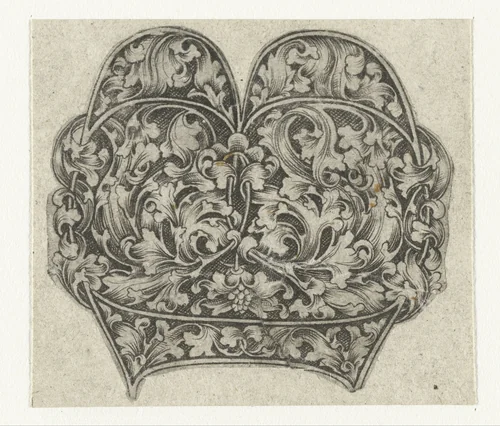 Hoofdletter B by Israhel van Meckenem, print, 1455-1503