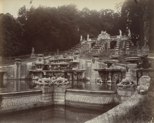 Saint-Cloud by Eugène Atget, photograph, 1923
