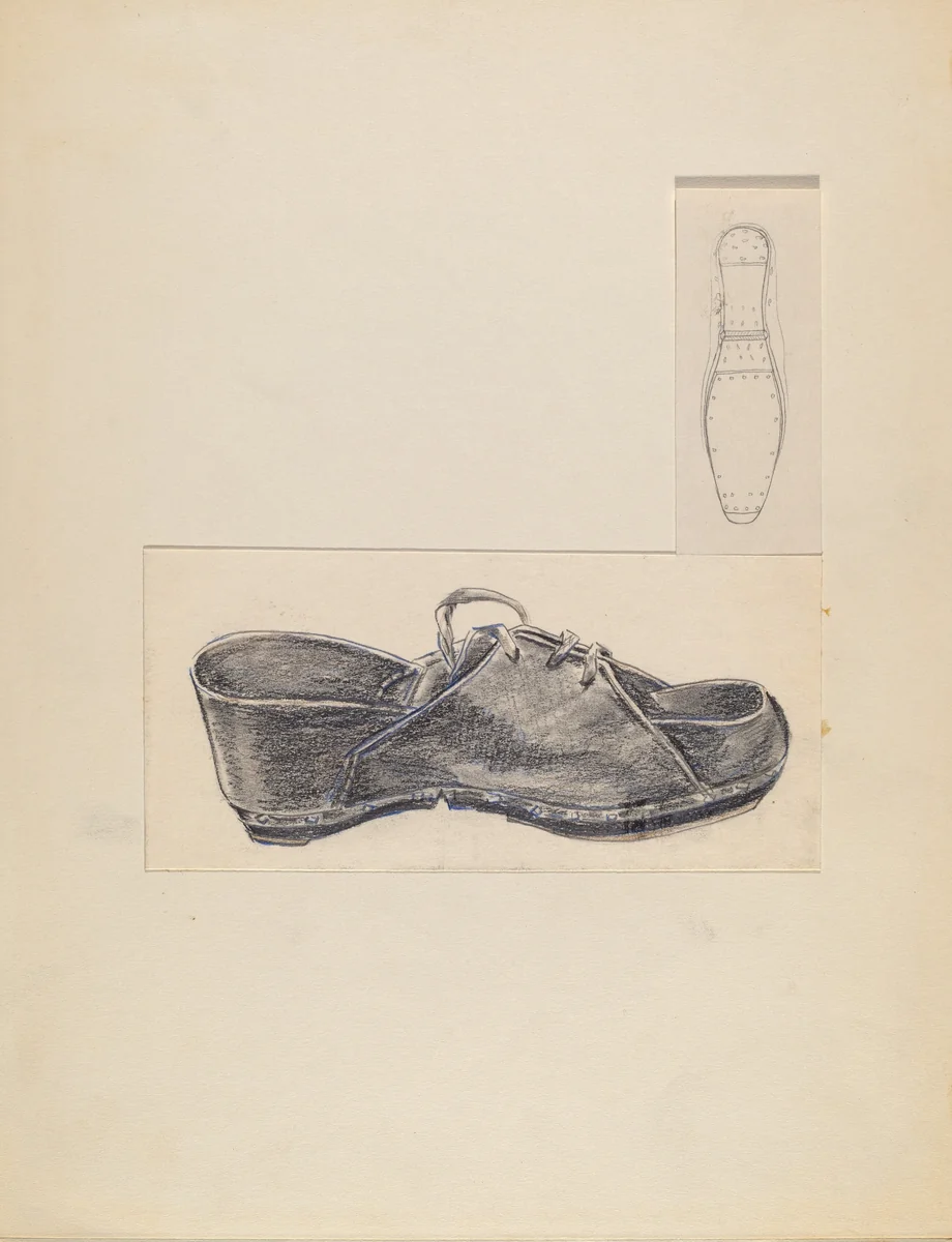 Shoe by Melita Hofmann, index of american design, 1935-1942
