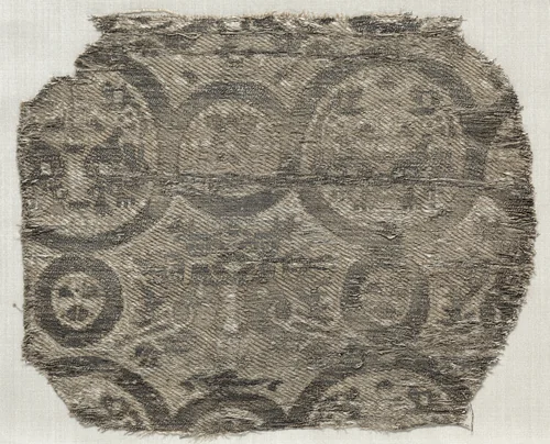 Silk Fragment by Unknown, textile, 1200-1299