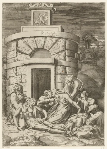 Bewening by Unknown, print, 1548