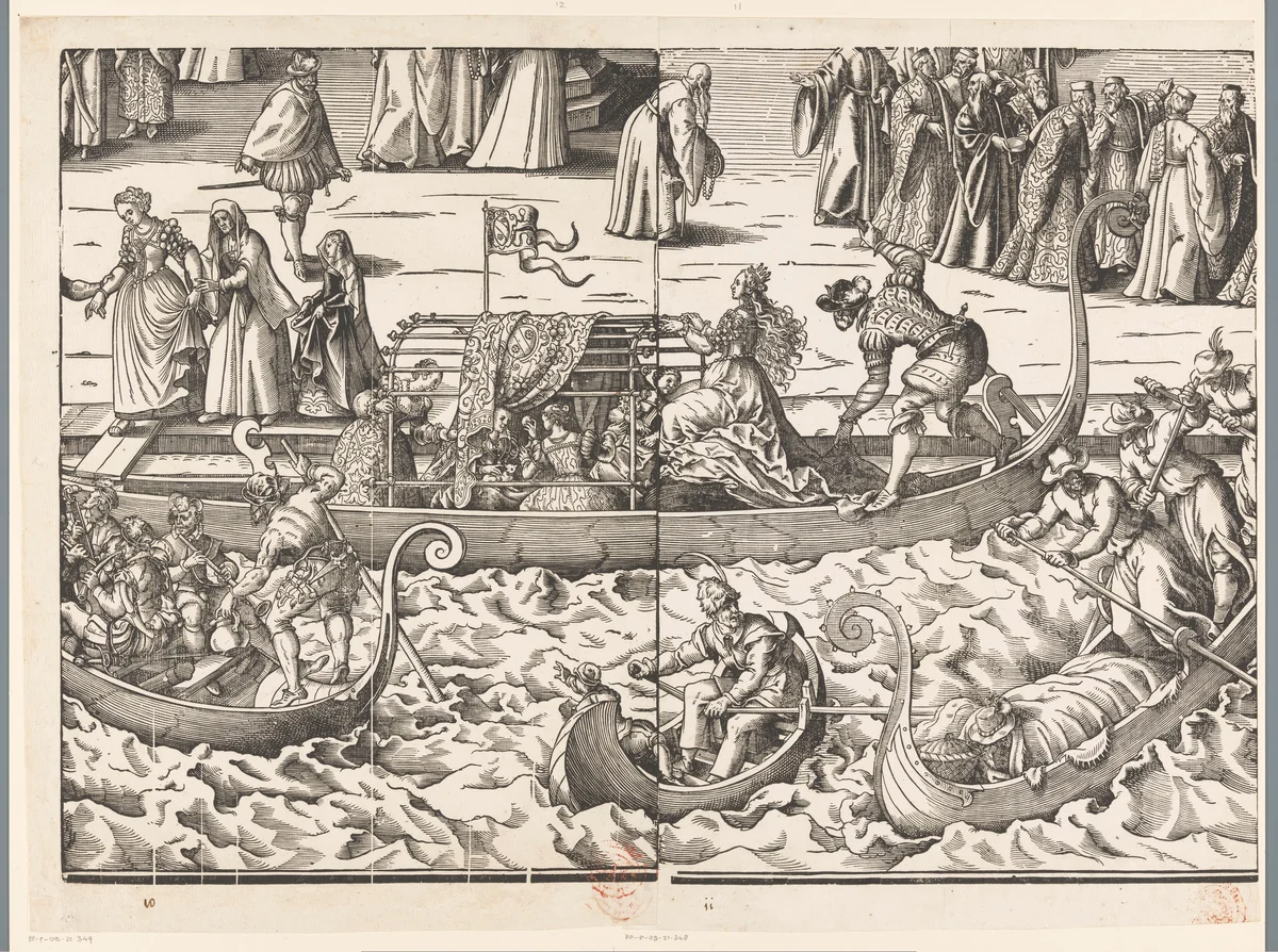 Festa della Sensa (elfde gedeelte) by Jost Amman, print, 1679