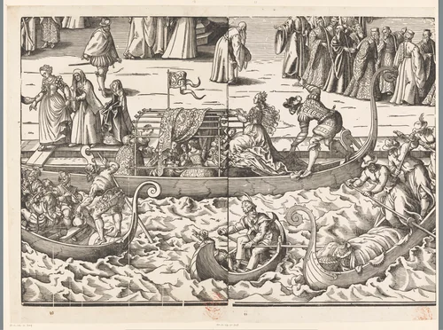 Festa della Sensa (elfde gedeelte) by Jost Amman, print, 1679