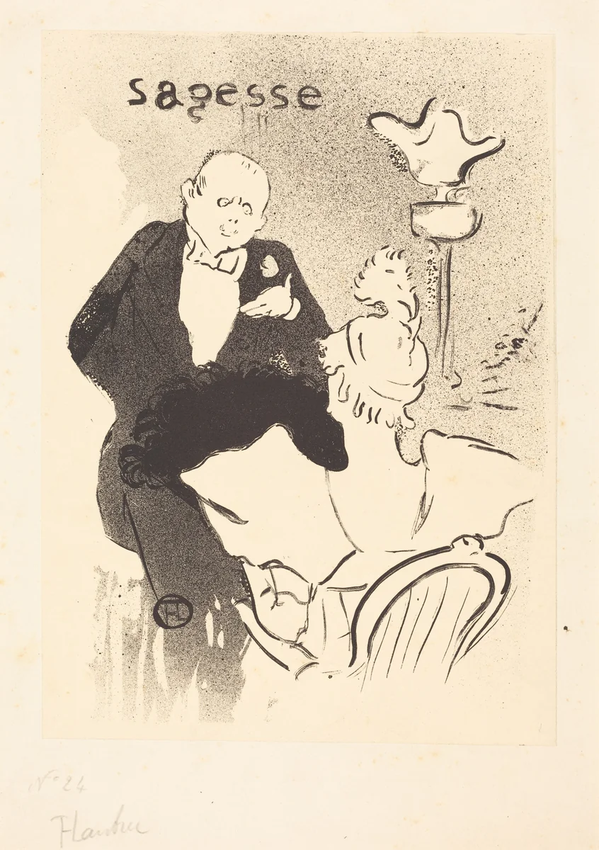 Wisdom (Sagesse) by Henri de Toulouse-Lautrec, print, 1893