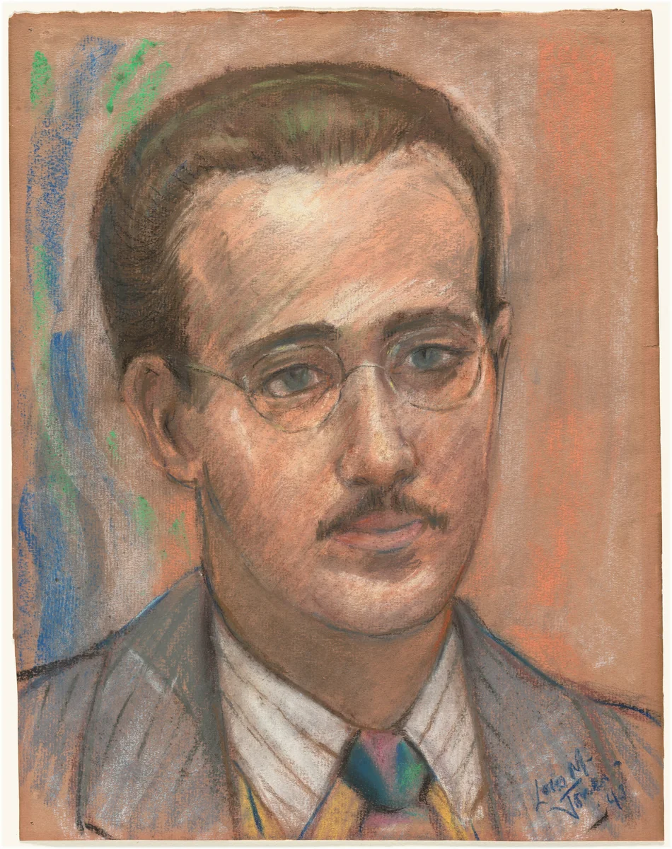 Thurlow Evans Tibbs, Sr. by Lois Mailou Jones, drawing, 1943