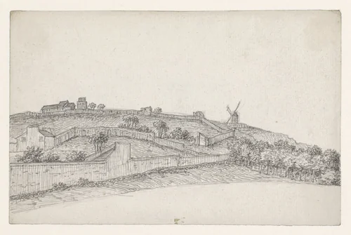 Landerijen op de Butte by Georges Michel, drawing, 1773-1843