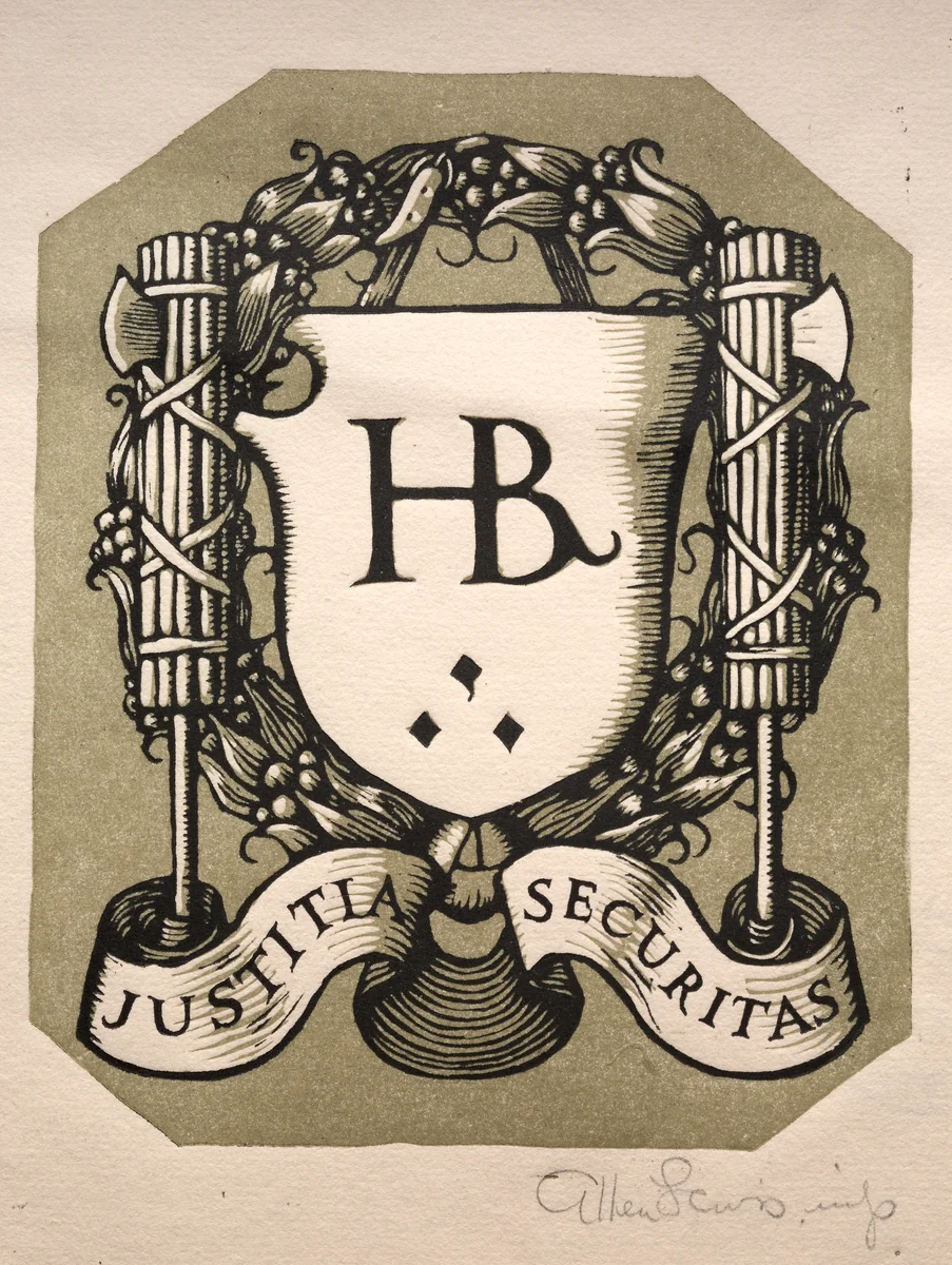 Design for a Printer's Device by Arthur Allen Lewis, print, 1900-1924