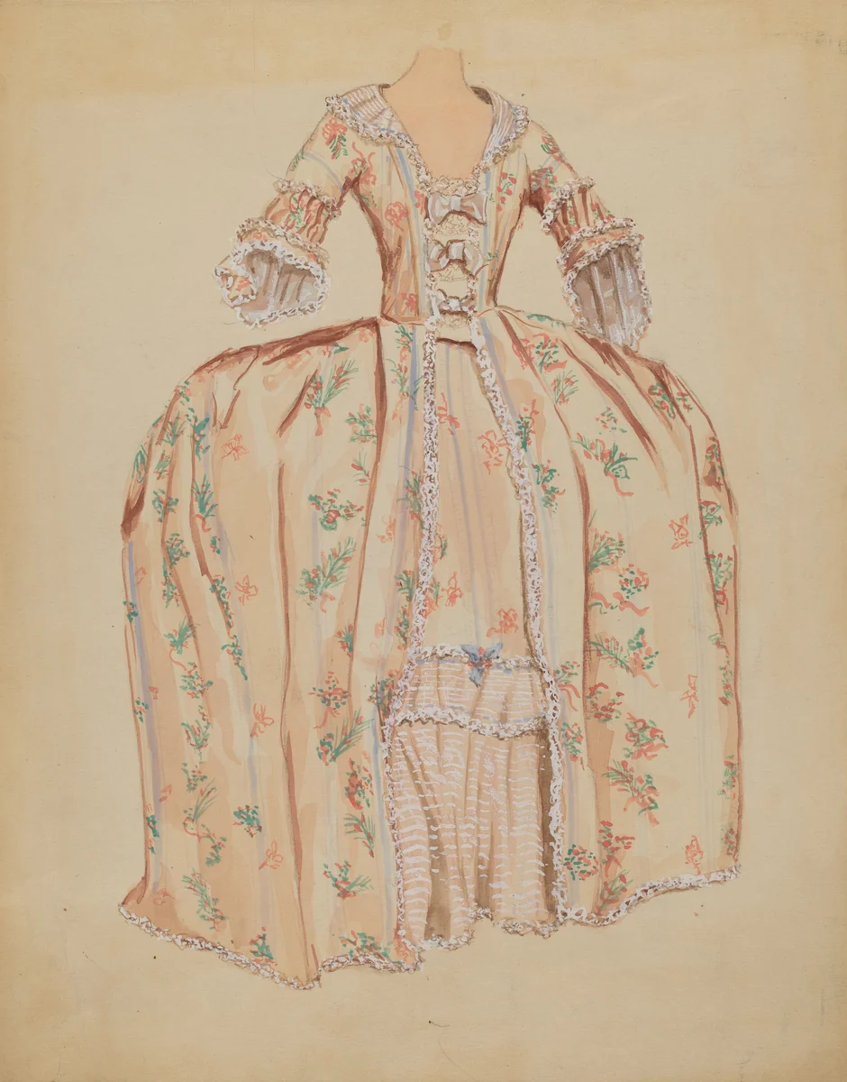 Dress by Dorothy Gernon, index of american design, 1936