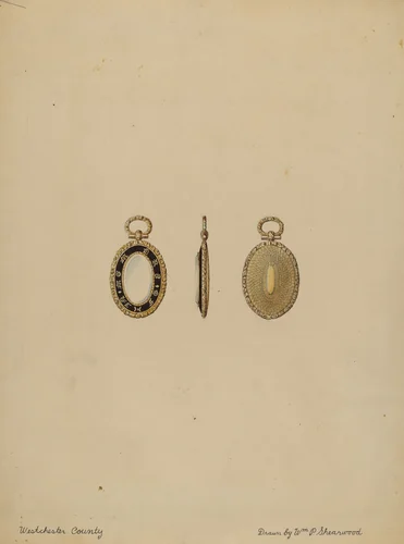 Brooch by William P. Shearwood, index of american design, 1935-1942