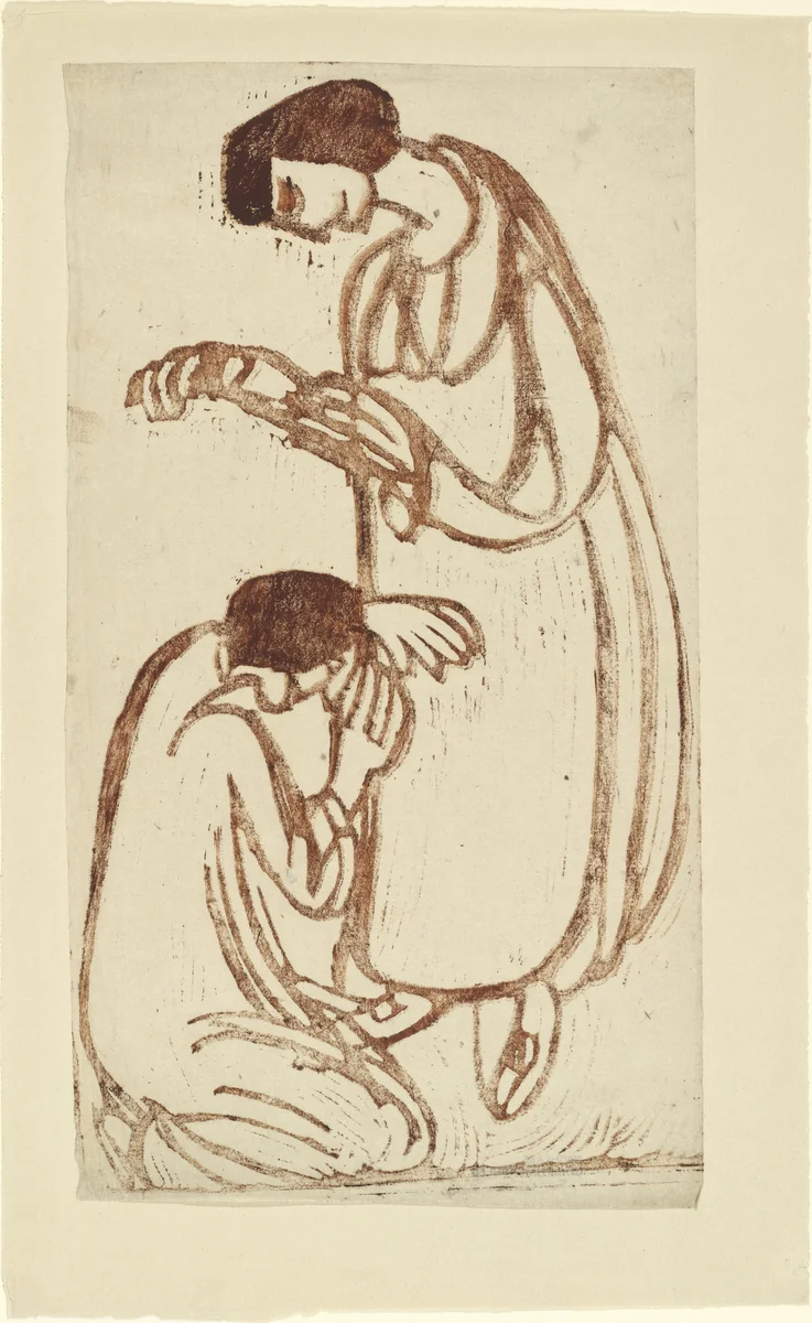 Benediction (Segen) by Christian Rohlfs, print, 1912
