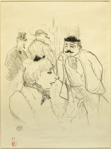 The Stalk—Moulin Rouge by Henri de Toulouse-Lautrec, print, 1894