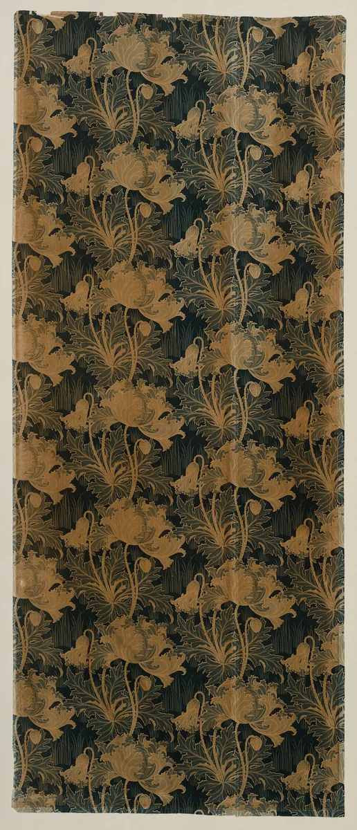 Panel by Arthur Silver, textile, 1896