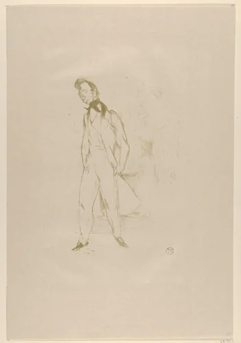 Adolphe (The Sad Young Man) by Henri de Toulouse-Lautrec, print, 1894