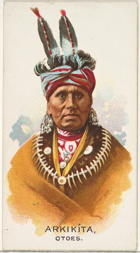 Arkikita, Otoes, from the American Indian Chiefs series (N2) for Allen & Ginter Cigarettes Brands by Allen & Ginter, print, 1888