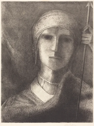 Parsifal by Odilon Redon, print, 1892