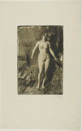 Standing Model by Anders Zorn, print, 1901