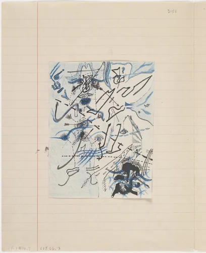 Untitled drawing for Soleil vitré by Georges Bataille, drawing, 1925