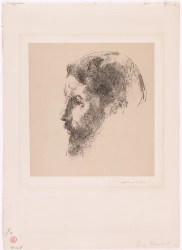 Pierre Bonnard by Odilon Redon, print, 1902