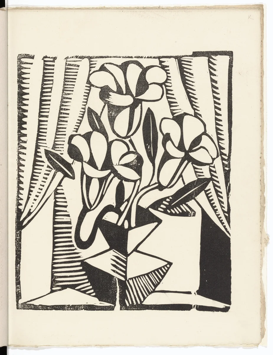 Plate (folio 41) from L'Enchanteur pourrissant by André Derain, illustrated book, 1909