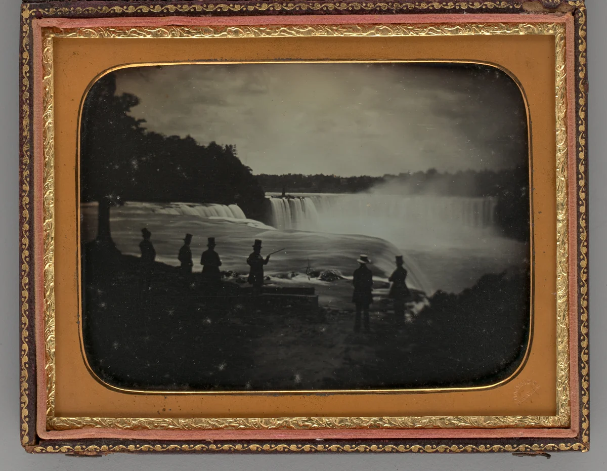 Untitled (Niagara Falls) by Platt Babbitt, photograph, 1852