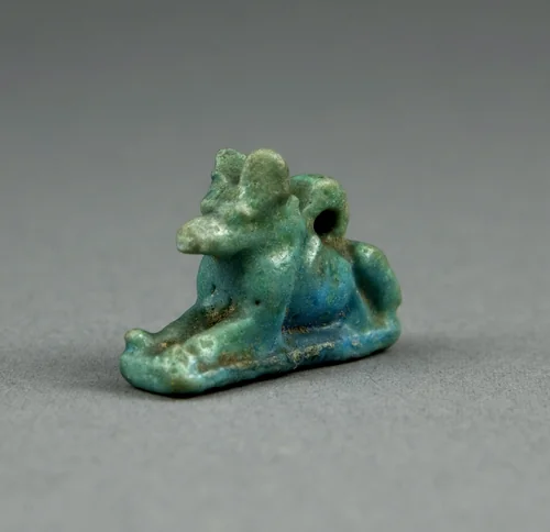 Amulet of the God Anubis by Egyptian, metalwork, -1070--656