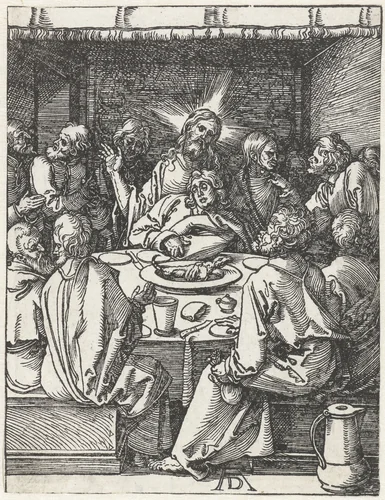Laatste Avondmaal by Unknown, print, 1508-1509