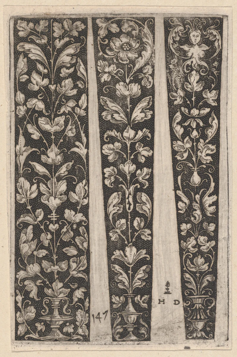 Design for Armor Decoration by Daniel Hopfer, print, 1510-1520
