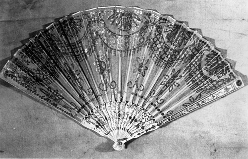 Fan by France, textile, 1801-1900
