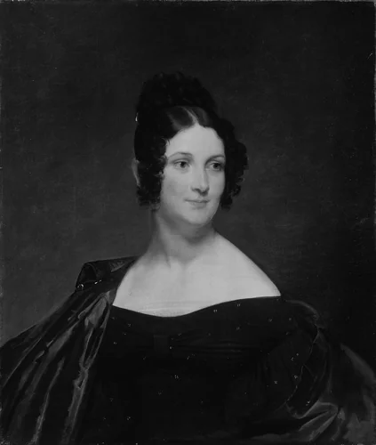 Eunice Harriet Brigham by Chester Harding, artwork, 1832-1835