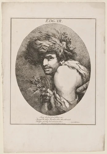 Edgar by John Hamilton Mortimer, print, 1775