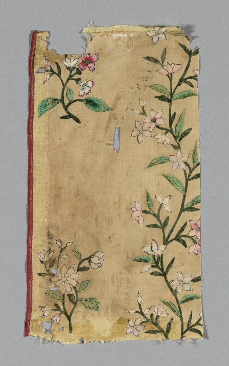 Fragment by China, textile, 1701-1800